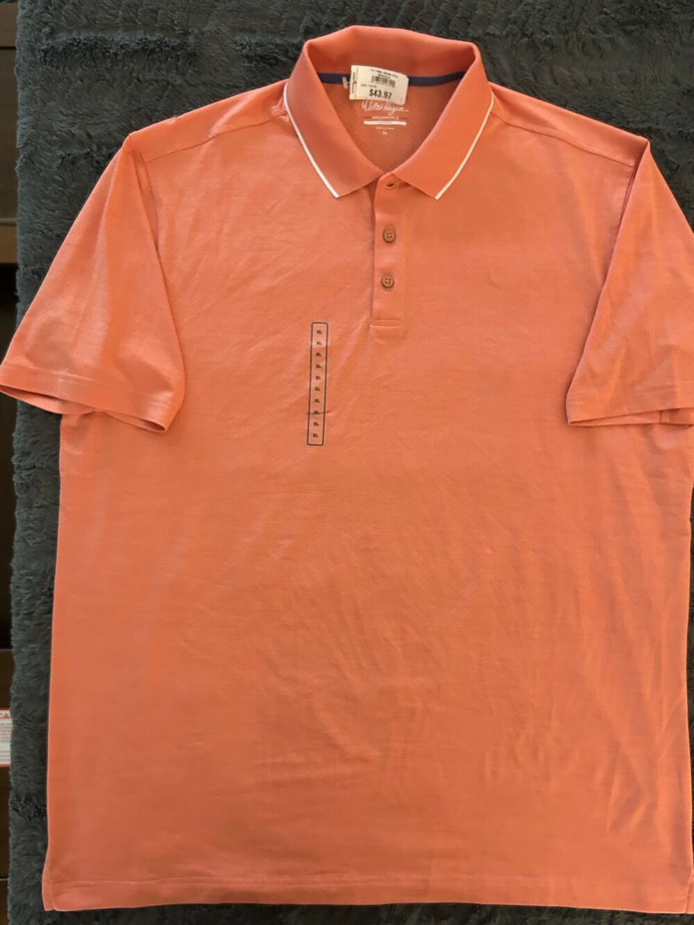 Walter Hagen Peach XL Polo Shirt (NWT)